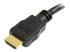 HDMIEXTAA6IN - Startech 6 in HDMI Extension Cable, Short HDMI Cable Male to Female, 4K HDMI Cable Extender, 4K 30Hz UHD HDMI Port Saver M/F, High Speed HDMI 1.4, 10.2Gbps Bandwidth, 30AWG, Black - Close up