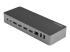 Startech USB-C & USB-A Dock, Hybrid Universal Laptop Docking Station with 100W Power Delivery, Dual Monitor 4K 60Hz HDMI & DisplayPort, 4x USB 3.1 Gen 1 Hub, Gigabit Ethernet (GbE) - Back