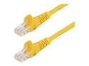 Startech 0.5m Yellow Cat5e / Cat 5 Snagless Ethernet Patch Cable 0.5 m