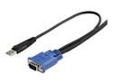 StarTech 10 ft Ultra Thin USB VGA 2-in-1 KVM Cable