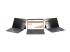 Startech 4-Way 12.4in Surface Laptop Go 1/2/3 Privacy Screen Filter, Portrait/Landscape, Touch-Enabled, +/- 30 Deg. View, Blue Light Reduction, Matte Finish - Multi-angle