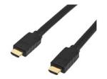 StarTech 15m(50ft) HDMI 2.0 Cable, 4K 60Hz Active HDMI Cable, CL2 Rated for In Wall Installation, Long Durable High Speed Ultra-HD HDMI Cable, HDR 10, 18Gbps, Male to Male Cord, Black