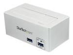 StarTech USB 3.0 SATA HDD Docking Station w/ Fast Charge USB Hub & UASP