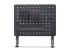 StarTech.com Clamp-On Pegboard with Accessories, 16.5 x 12.5in (42 x 32cm), Steel Pegboard, Desktop Storage Organizer, Desk Mount Peg Board, Black - Framsidan