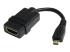 StarTech.com Höghastighets-HDMI-kabeladapter på 12 cm - Höger vinkel
