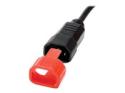 Eaton Tripp Lite Series PDU Plug Lock Connector C14 Power Cord to C13 Outlet Red 100pk
