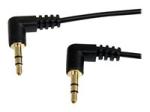 StarTech 3 ft Slim 3.5mm Right Angle Stereo Audio Cable