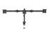 Startech Desk Mount Triple Monitor Arm, Ergonomic VESA 3 Monitor Mount up to 27", Articulating & Height Adjustable Pole Mount, Tilt/Swivel/Rotate LCD/LED Screen, Desk Clamp/Grommet - Front