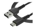 StarTech.com 2 m USB 2.0 till USB-C-kabel -&nbsp;svart&nbsp;