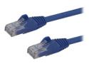 Startech 2m CAT6 Ethernet Cable, 10 Gigabit Snagless RJ45 650MHz 100W PoE Patch Cord, CAT 6 10GbE UTP Network Cable w/Strain Relief, Blue, Wiring is UL Certified/TIA