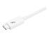 StarTech 6.6ft (2m) Thunderbolt 3 Cable, 20Gbps, 100W PD, 4K Video, Thunderbolt-Certified, Compatible w/ TB4/USB 3.2/DisplayPort - Close up