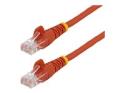 Startech 0.5m Red Cat5e / Cat 5 Snagless Ethernet Patch Cable 0.5 m