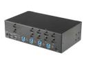Startech StarTech.com 4-Port Dual Monitor HDMI KVM Switch with Audio & USB 3.0 hub
