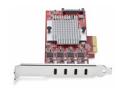 Startech 4-Port USB Type-C PCIe Card, USB-C 10Gb, 4x Controllers, TAA