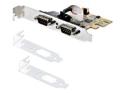 Startech 2-Port PCI Express Serial Card, Dual Port PCIe to RS232 (DB9) Serial Interface Card, 16C1050 UART, Standard or Low Profile Brackets, COM Retention, For Windows & Linux