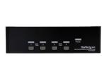 StarTech 4-Port Dual KVM Switch with Audio for DVI Computers
