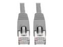 Eaton Tripp Lite Series Cat6a 10G Snagless Shielded STP Ethernet Cable (RJ45 M/M), PoE, Gray, 2 ft. (0.61 m)