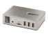 Startech 10-Port USB-C Hub, 8x USB-A + 2x USB-C, Self-Powered w/ 65W Power Supply, USB 3.1 10Gbps Hub w/ BC1.2 Charging, Desktop/Laptop USB Hub with 3ft Locking USB-IF Certified Cable - Tilbake