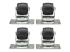 Eaton Tripp Lite Series SmartRack Rolling Caster Kit, 4 pack - Tilbake