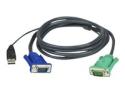 ATEN 2L-5202U - Keyboard / video / mouse (KVM) cable