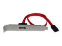 StarTech 18in 1 Port SATA to eSATA Plate Adapter