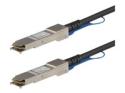 Startech MSA Uncoded Compatible 1m 40G QSFP+ to QSFP+ Direct Attach Breakout Cable Twinax, 40 GbE QSFP+ Copper DAC 40 Gbps Low Power Passive Transceiver Module DAC, 40GE QSFP+ Cable