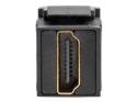 Eaton Tripp Lite Series HDMI Coupler Keystone Panel Mount Angled F/F Black
