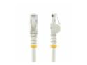 Startech 100ft CAT6 Ethernet Cable, 10 Gigabit Snagless RJ45 650MHz 100W PoE Patch Cord, CAT 6 10GbE UTP Network Cable w/Strain Relief, White, Wiring is UL Certified/TIA