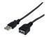 StarTech 10 ft Black USB 2.0 Extension Cable A to A - Close up