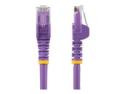 Startech 100ft CAT6 Ethernet Cable, 10 Gigabit Snagless RJ45 650MHz 100W PoE Patch Cord, CAT 6 10GbE UTP Network Cable w/Strain Relief, Purple, Wiring is UL Certified/TIA