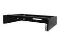 Startech 2U Wall Mount Rack, 19" Wall Mount Network Rack, 14 inch Deep (Low Profile), Wall Mounting Patch Panel Bracket for Network Switches, IT Equipment, 77lb (35kg) Capacity