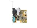 Startech 2-Port PCI Express Serial Card, Dual Port PCIe to RS232 (DB9) Serial Interface Card, 16C1050 UART, Standard or Low Profile Brackets, COM Retention, For Windows & Linux