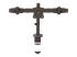 Startech Desk Mount Triple Monitor Arm, Ergonomic VESA 3 Monitor Mount up to 27", Articulating & Height Adjustable Pole Mount, Tilt/Swivel/Rotate LCD/LED Screen, Desk Clamp/Grommet - Close up