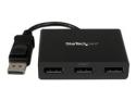 Startech 3-Port Multi Monitor Adapter, DisplayPort 1.2 MST Hub, Dual 4K 30Hz & 1x 1080p, Video Splitter for Extended Desktop Mode on Windows PCs Only, DP to 3x DP Monitors MST Hub