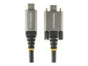 StarTech 3ft 1m Side Screw Locking USB C Cable 10Gbps, USB 3.1/3.2 Gen 2 Type-C Cable, 100W (5A) Power Delivery Charging, DP Alt Mode, Dual Screw Lock, USB-C to C Cord, Charge/Sync