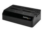 StarTech 4-Bay USB 3.0 to SATA Hard Drive Docking Station, USB Hard Drive Dock, External 2.53.5 SATA III (6Gbps) SSDHDD Docking Station, Hot-Swappable Hard Drive Bay