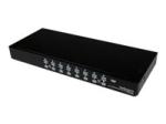 StarTech 16 Port 1U Rackmount USB KVM Switch with OSD (SV1631DUSBU)
