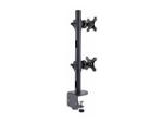 StarTech Desk Mount For 2x Vertically Stacked Monitors, Dual 49", TAA
