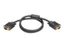 Eaton Tripp Lite Series VGA High-Resolution RGB Coaxial Cable (HD15 M/M), 3 ft. (0.91 m)