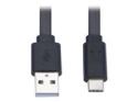 Eaton Tripp Lite Series USB-A to USB-C Flat Cable