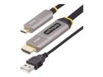 StarTech 30ft (9.15m) USB-C to HDMI 2.0 Active Optical Cable, 4K 60Hz
