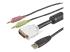 StarTech.com 6 ft 4-in-1 USB DVI KVM Cable with Audio and Microphone - Närbild