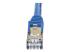 Startech 5m CAT6A Ethernet Cable, 10 Gigabit Shielded Snagless RJ45 100W PoE Patch Cord, CAT 6A 10GbE STP Network Cable w/Strain Relief, Blue, UL Certified Wiring/TIA - Nærbilde