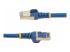 Startech 5m CAT6A Ethernet Cable, 10 Gigabit Shielded Snagless RJ45 100W PoE Patch Cord, CAT 6A 10GbE STP Network Cable w/Strain Relief, Blue, UL Certified Wiring/TIA - Multi-angle