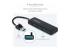 StarTech.com 4-Port USB-A Hub, 5Gbps, Bus Powered, Small Travel Mini Hub - Höger vinkel