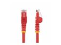 Startech 100ft CAT6 Ethernet Cable, 10 Gigabit Snagless RJ45 650MHz 100W PoE Patch Cord, CAT 6 10GbE UTP Network Cable w/Strain Relief, Red, Wiring is UL Certified/TIA