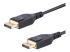 DP14MM3M - StarTech 10ft/3m VESA Certified DisplayPort 1.4 Cable, 8K 60Hz HBR3 HDR, Super UHD DisplayPort to DisplayPort Monitor Cord, Ultra HD 4K 120Hz DP 1.4 Video Cable M/M DP Connectors - Right-angle