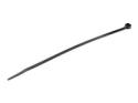 Startech 20cm(8") Cable Ties, 4mm(1/8") wide, 55mm(2-1/8") Bundle Diameter, 22kg(50lb) Tensile Strength, Nylon Self Locking Zip Ties with Curved Tip, 94V-2/UL Listed, 100 Pack, Black