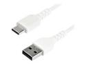StarTech.com 2 m USB 2.0 till USB-C-kabel -&nbsp;vit
