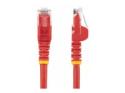 Startech 2m CAT6 Ethernet Cable, 10 Gigabit Snagless RJ45 650MHz 100W PoE Patch Cord, CAT 6 10GbE UTP Network Cable w/Strain Relief, Red, Wiring is UL Certified/TIA